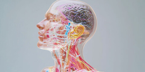 Digital Rendering of Human Head and Neck Anatomy