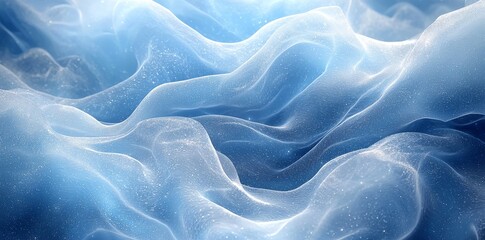 Obraz premium Abstract watercolor paint background with a deep blue gradient and liquid, fluid grunge texture