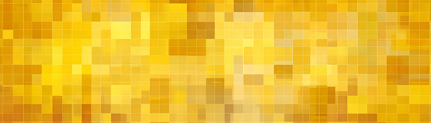 Golden Abstract Mosaic Background Illustration