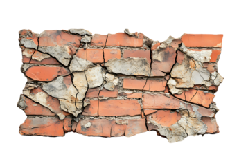 Grunge brick wall background.  Aged, weathered texture.