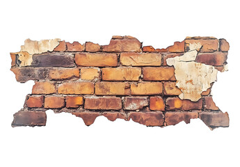 Obraz premium Rough, distressed brick wall texture. Ideal for design.