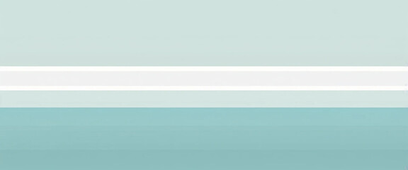 Fototapeta premium Abstract Teal White Horizontal Stripes Background Design Modern Minimalist Simple Elegant Subtle Pastel Color Palette Soft Texture Clean Graphic Image