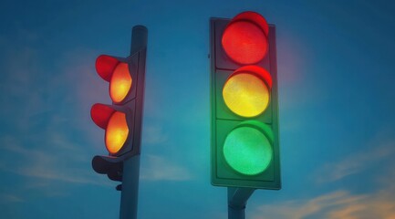 Traffic Light Coalition: A Symbolic Representation of SPD, FDP, and Greens Unity