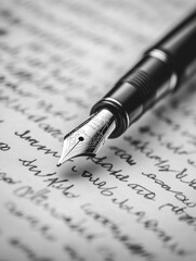 Fountain Pen on Paper