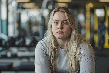 Generative AI Portrait Promoting Body Positivity Self-Acceptance Confidence and unhealthy Lifestyle