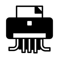 Paper shredder icon