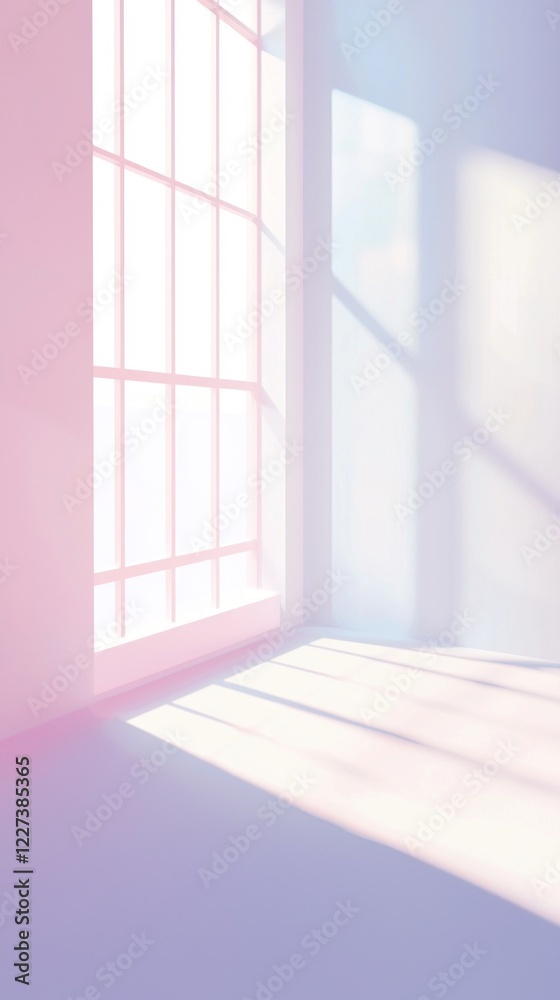Poster Light streams through large windows, illuminating the airy space with soft hues. A tranquil atmosphere invites relaxation, creating a perfect haven for daydreaming and reflection