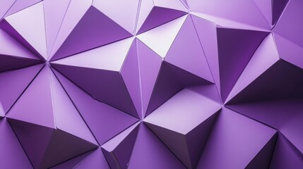 PURPLE TRIANGLE WALL CLOSE-UP