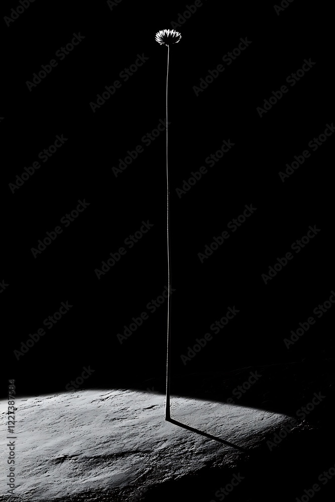 Aufkleber minimalist monochrome illustration featuring a single object, perfect for design and artistic use.