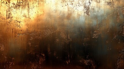 Grunge gold texture wall background design