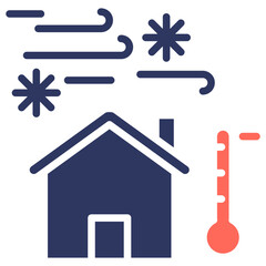 Cold Wave glyph color icon