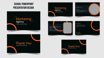 Education PowerPoint presentation slides template design. School PowerPoint presentation slide template design education profile kids vector, brochure design, landing page, annual report fashion 