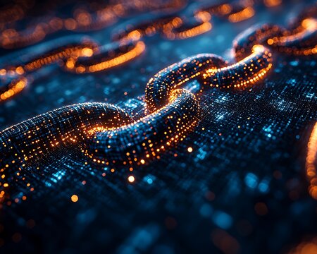 A blockchain transaction being verified in real-time, showcasing modern digital finance concepts.