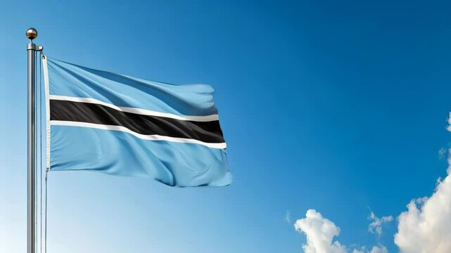 National flag of Botswana