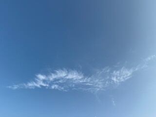 blue sky with clouds