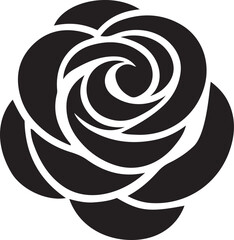 
Rose Shape Silhouette Vector Illustration – Minimalist and Artistic Floral Design for Logos, Prints, and Decorative Graphics.