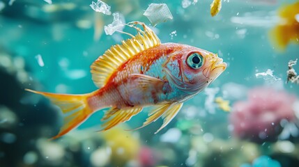 Microplastic pollution in fish gills reveals environmental horror of synthetic fibers