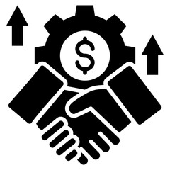 Acquisition Glyph Icon