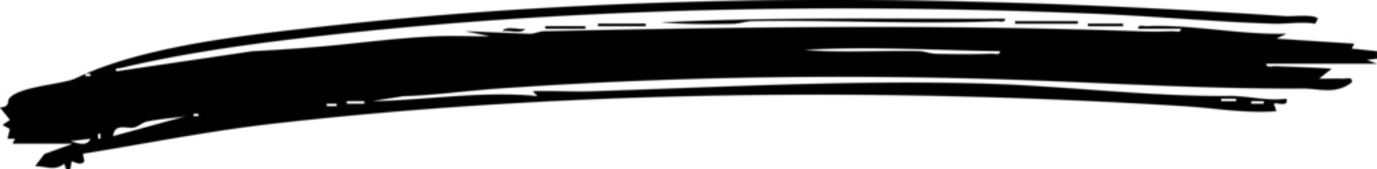 Fototapeta premium Underline scribble marker brush line vector shape