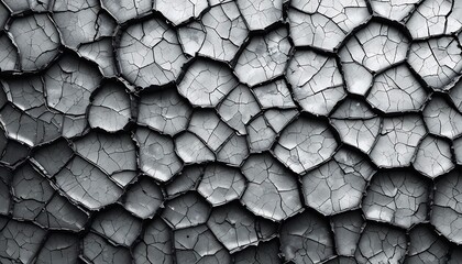 Abstract Cracked Surface Texture Grey Tones