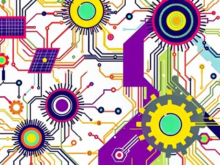 Obraz premium Sustainable Fashion Innovations: Modern Engineering Patterns