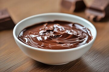 溶けたチョコレートの画像素材
