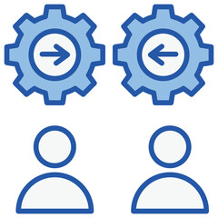 Alliance Blue White Icon