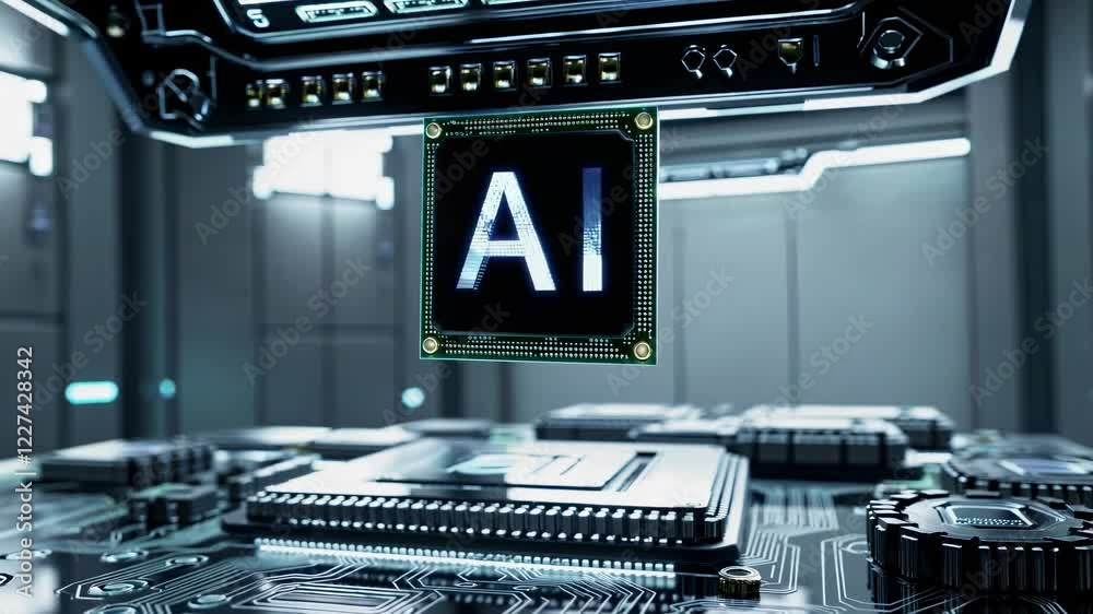 Poster exploring artificial intelligence technology in a modern computing environment
