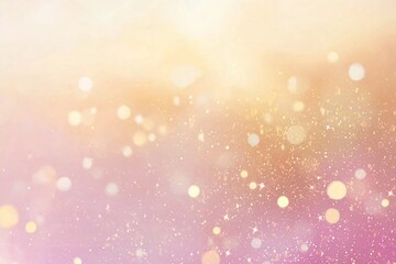 Soft pastel background with sparkling bokeh lights, creating a dreamy atmosphere for design use