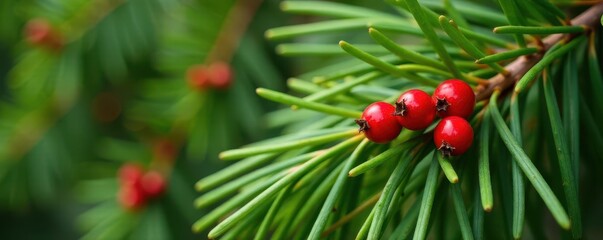 Obraz premium Saw palmetto berries amidst longleaf pine needles , environment, wetlands, outdoor