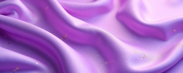 Obraz premium Lilac purple fabric with golden thread accents on a soft, subtle background, tone, accent, fabric