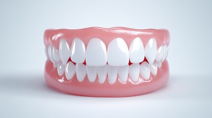 Fototapeta premium Closeup of healthy tooth detailed view for dental hygiene and oral health education