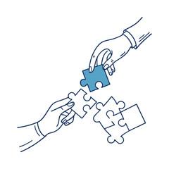 Collaboration and Problem-Solving Illustration