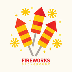 Fireworks Celebration Background