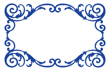 ゴールドのフレームデザイン。アンティークやヴィンテージスタイルの装飾。見出しや罫線のデザインセット
