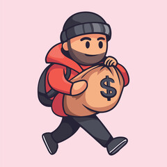 Bella Ciao Money Heist vector illustration