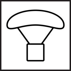 Paratrooper Icon Design