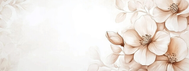 Cherry or almond blossom, spring background in pastel colors