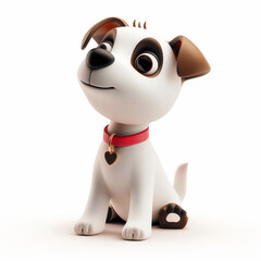 Modern 3D Pet Adoption Illustration