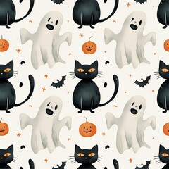 ハロウィンのイラストセット