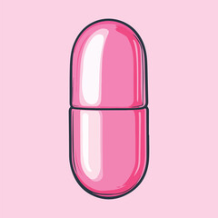 Gen Pill vector Illustration