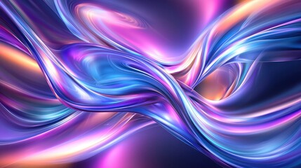 Fototapeta premium Abstract Glowing Waves