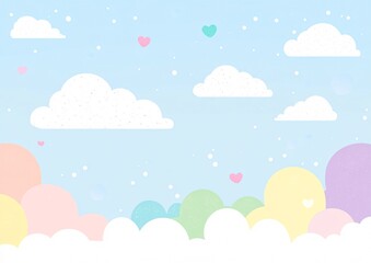 pattern with clouds
