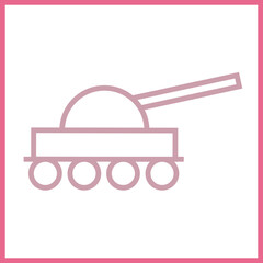 Obraz premium Tank Icon Design