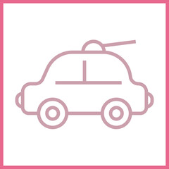 Military Vehicle Icon Design