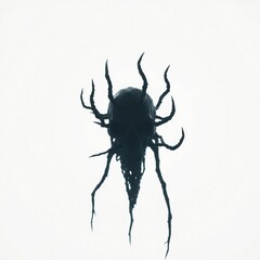 stag beetle isolated on white background