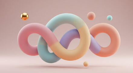 Abstract futuristic background with geometric shapes. Abstract Gentle Minimalist design refined aesthetic, for modern decor or digital backgrounds.