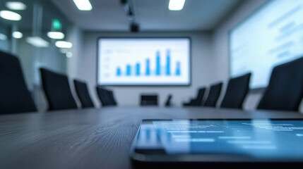 Modern Conference Room Featuring Interactive Whiteboards and Advanced Technology