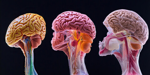 Three-Dimensional Anatomical Models of Human Heads and Necks