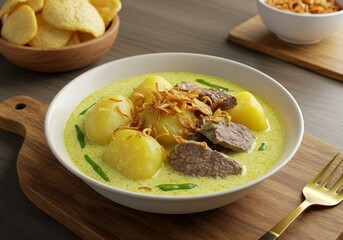 Delicious Indonesian Beef and Potato Curry